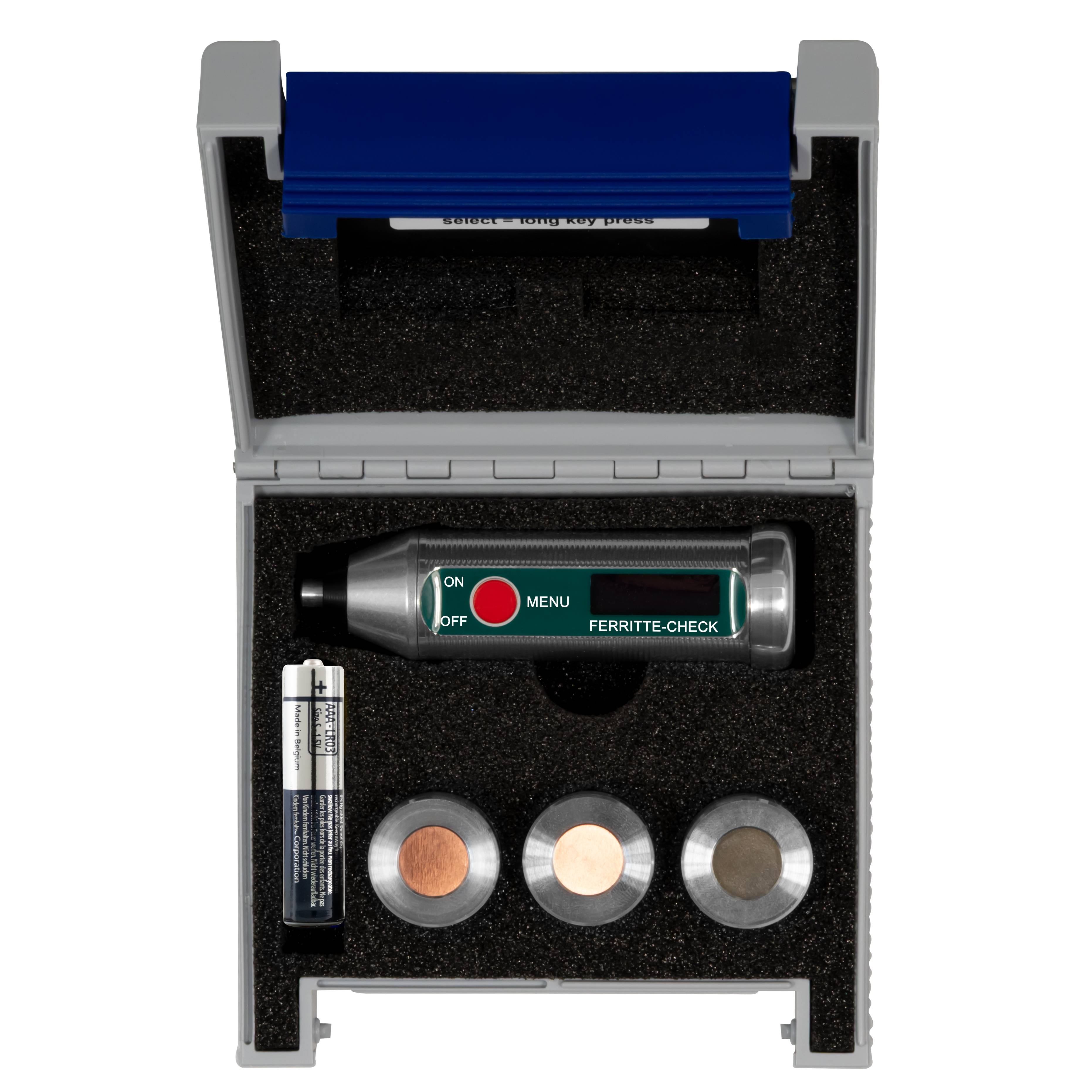 PCE Instruments Ferritgehaltsmessgerät LM-FC140 |1 … 140 FN |integrierte Messsonde |Austenitische Stähle |Duplex Stähle