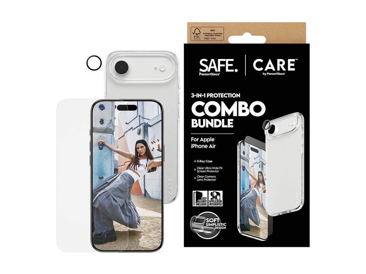 PanzerGlass CARE by PanzerGlass - 3-in-1 Protection Combo Bundle - hintere