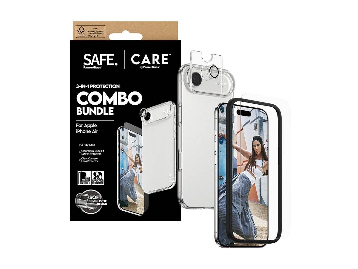 PanzerGlass CARE by PanzerGlass - 3-in-1 Protection Combo Bundle - hintere