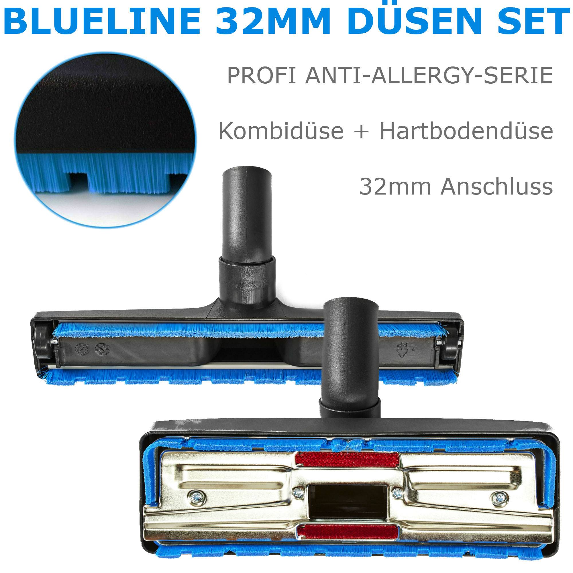 Staubsauger Düsen Set 32mm für Kärcher DN32 Numatic Henry DN32 Düse