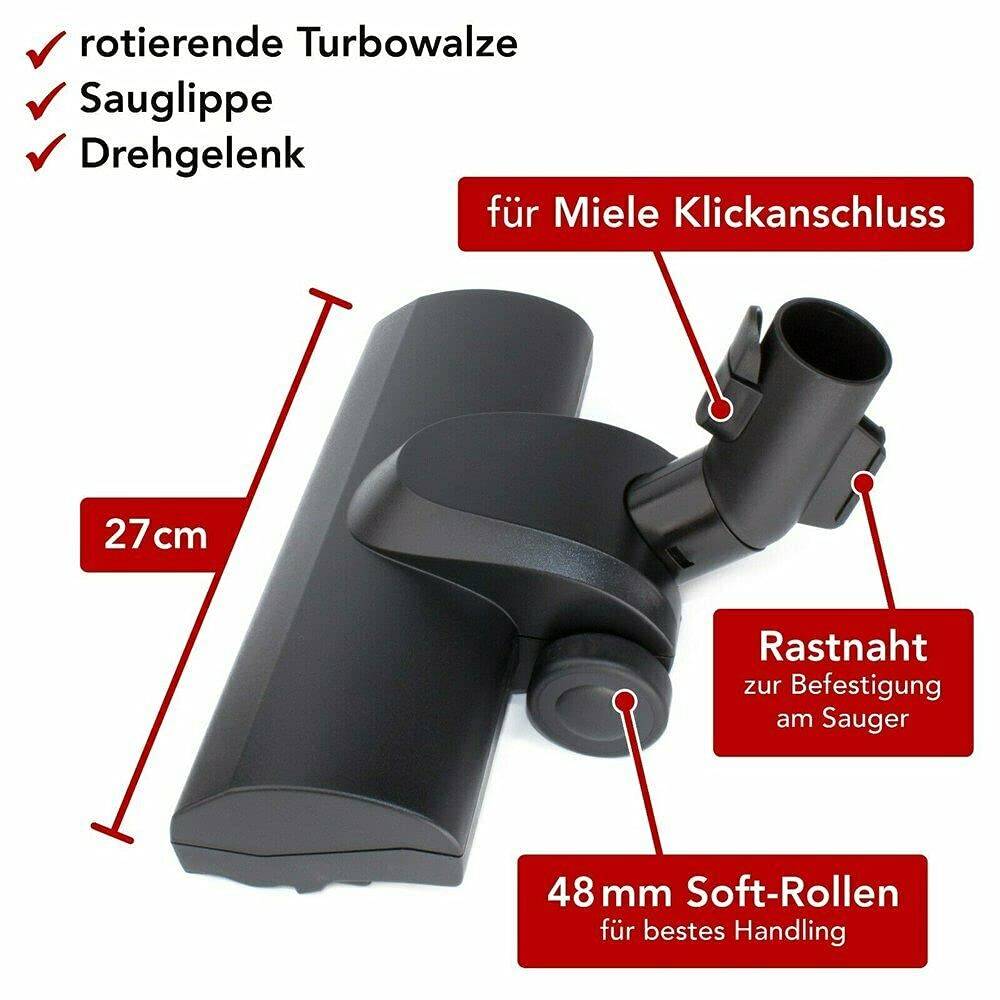 Staubsauger Zubehör Set für Miele 2000 Electronic Power Kombidüse Rohr