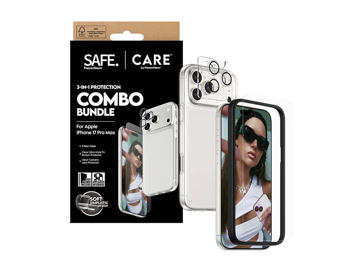 PanzerGlass CARE by PanzerGlass - 3-in-1 Protection Combo Bundle - hintere