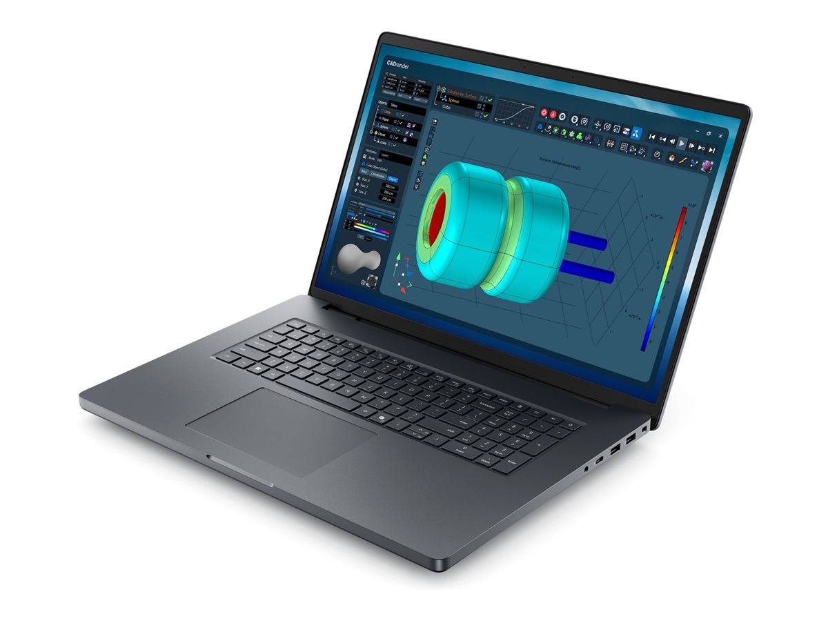 DELL Pro Max Plus 18 MB18250 Intel Core Ultra 7 265HX 45,72cm 18Zoll QHD+ 32GB 1TB SSD NVIDIA RTX 3000 WLAN W11P 3Y ProSpt