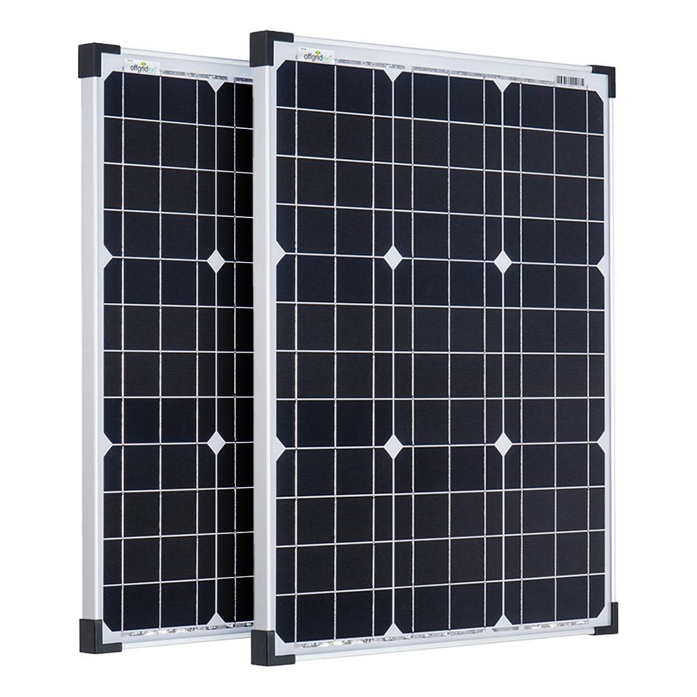 Offgridtec Mobil VeCore S 100W 640Wh Wohnmobil Solaranlage inkl. MultiPlus12/800/35 Wechselrichter und Laderegler - schwarz