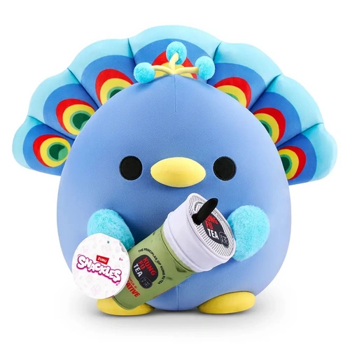 ZURU 77690V - Snackles Pfau Levi mit Kung Fu Tea Matcha, Serie 3 - Kuscheltier (20 cm) ZURU 77690V - Snackles Pfau Levi mit Kung Fu Tea Matcha, Serie 3 - Kuscheltier (20 cm)