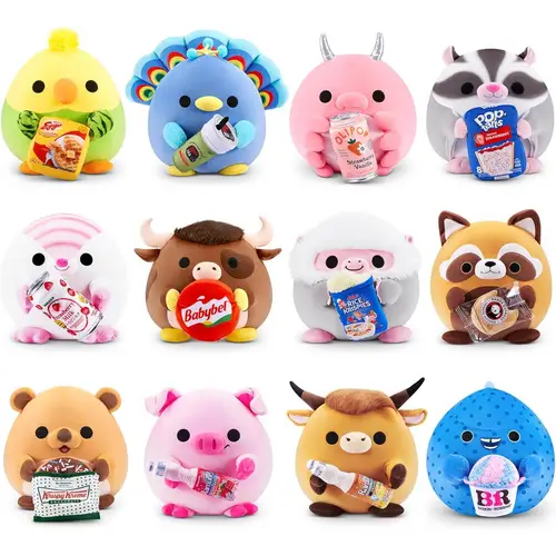 ZURU 77690V - Snackles Pfau Levi mit Kung Fu Tea Matcha, Serie 3 - Kuscheltier (20 cm) ZURU 77690V - Snackles Pfau Levi mit Kung Fu Tea Matcha, Serie 3 - Kuscheltier (20 cm)