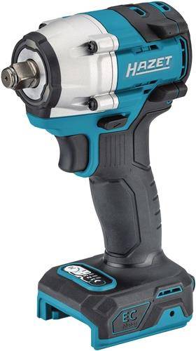 Ein Nahaufnahme-Bild einer blauen und schwarzen kabellosen Akku-Bohrmaschine, die den Metallbohrfutter und das ergonomische Griffdesign hervorhebt.