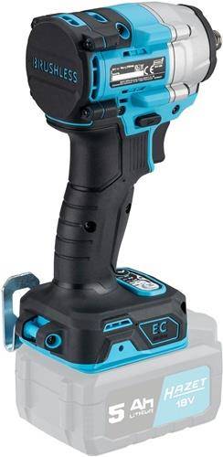 Ein drahtloser Akku-Bohrschrauber mit schwarzem und blauem Design, ausgestattet mit einem strukturierten Griffbereich und elektronischen Steuerelementen, der Haltbarkeit und Präzision in Konstruktionswerkzeugen demonstriert.