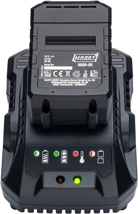 Akku-Schlagschrauber 9512-600/4 18V 5Ah 12,5mm (1/2Zoll) 4-kt.406 Nm HAZET