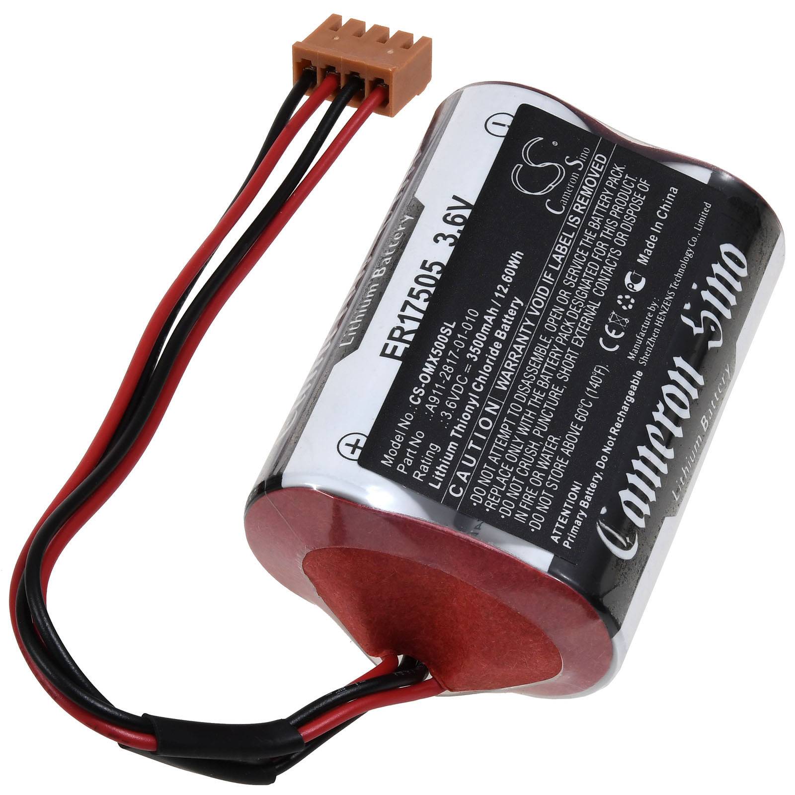 Powery SPS-Lithiumbatterie kompatibel mit Okuma E5503-490-012, 3,6V, Lithium-Mangandioxid