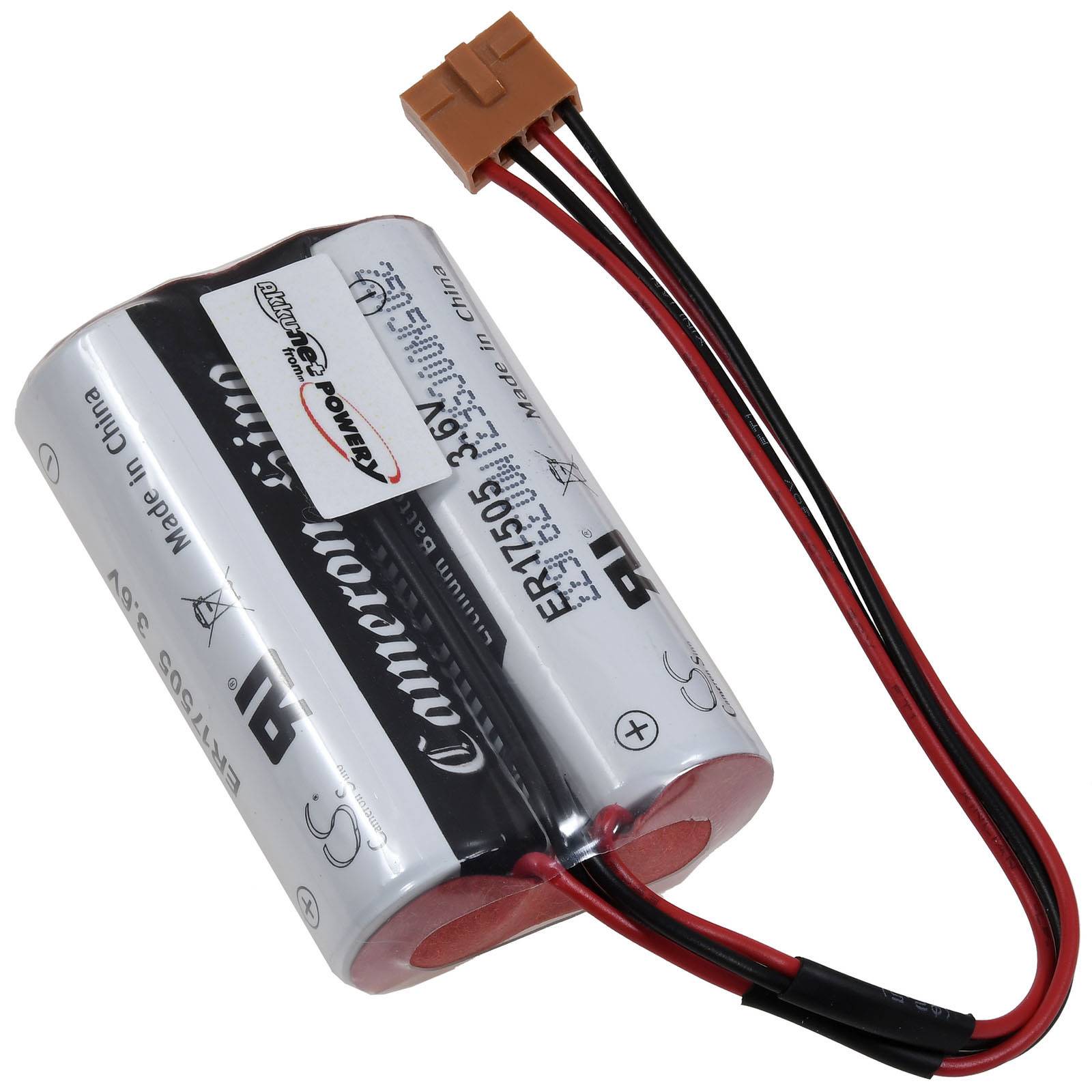Powery SPS-Lithiumbatterie kompatibel mit Okuma E5503-490-012, 3,6V, Lithium-Mangandioxid