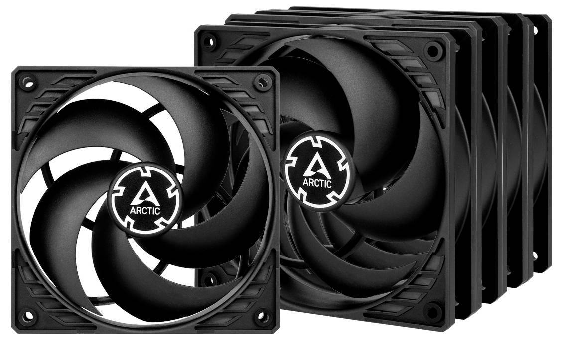 ARCTIC Lüfter 120*120*25 P12 Max PWM regulated (Black) 5Pack Multimedia-Technik Sonstiges Zubehör