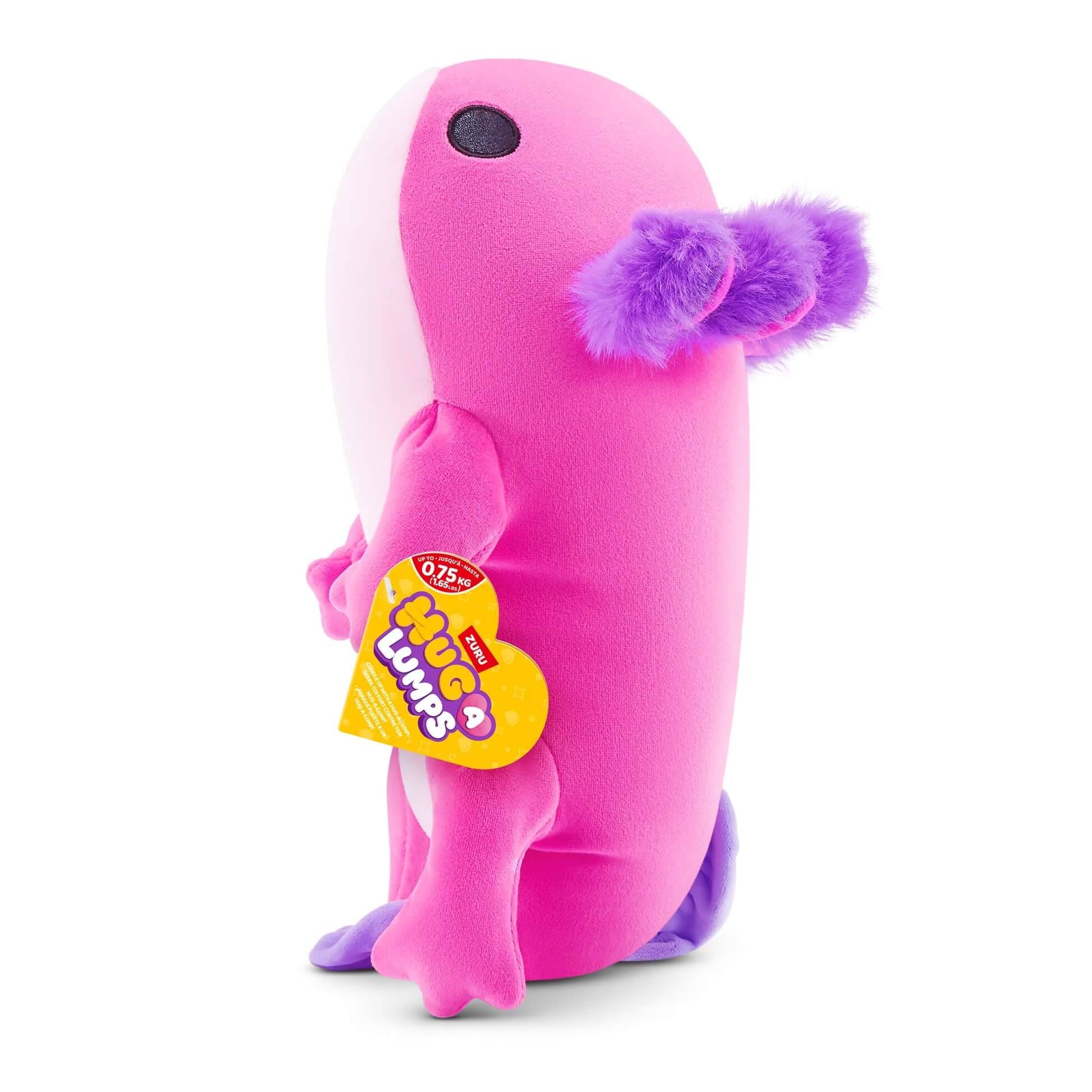 ZURU 14904D - Hug A Lumps Axolotl Ally in Pink 35 cm - Kuscheltier