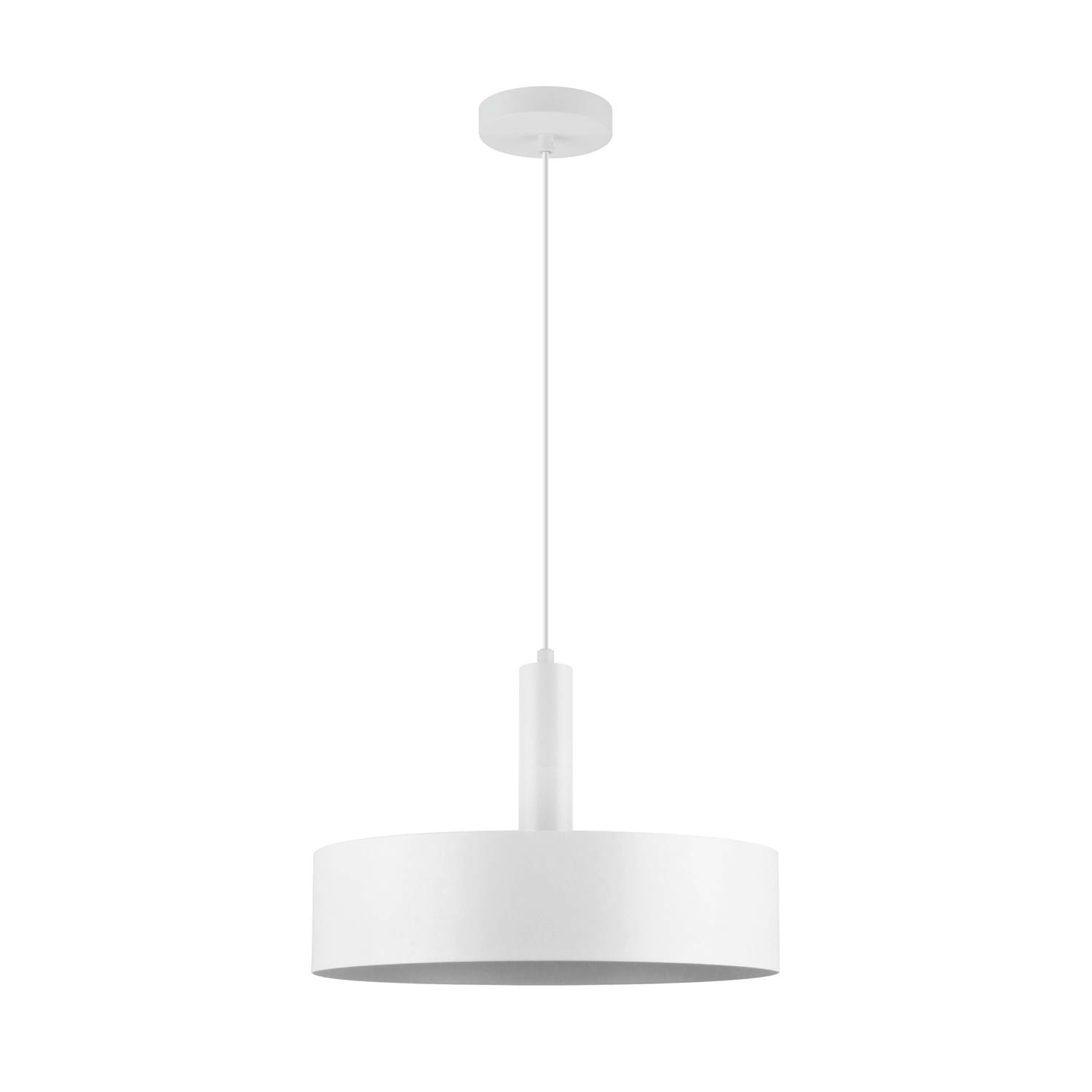 LED Universum 04904 Deckenleuchte "Victoria" 40cm Schirm weiß Pendel weiß