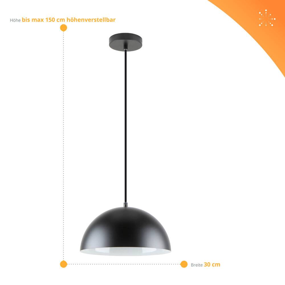 LED Universum 24301 Pendelleuchte "Jada" schwarz