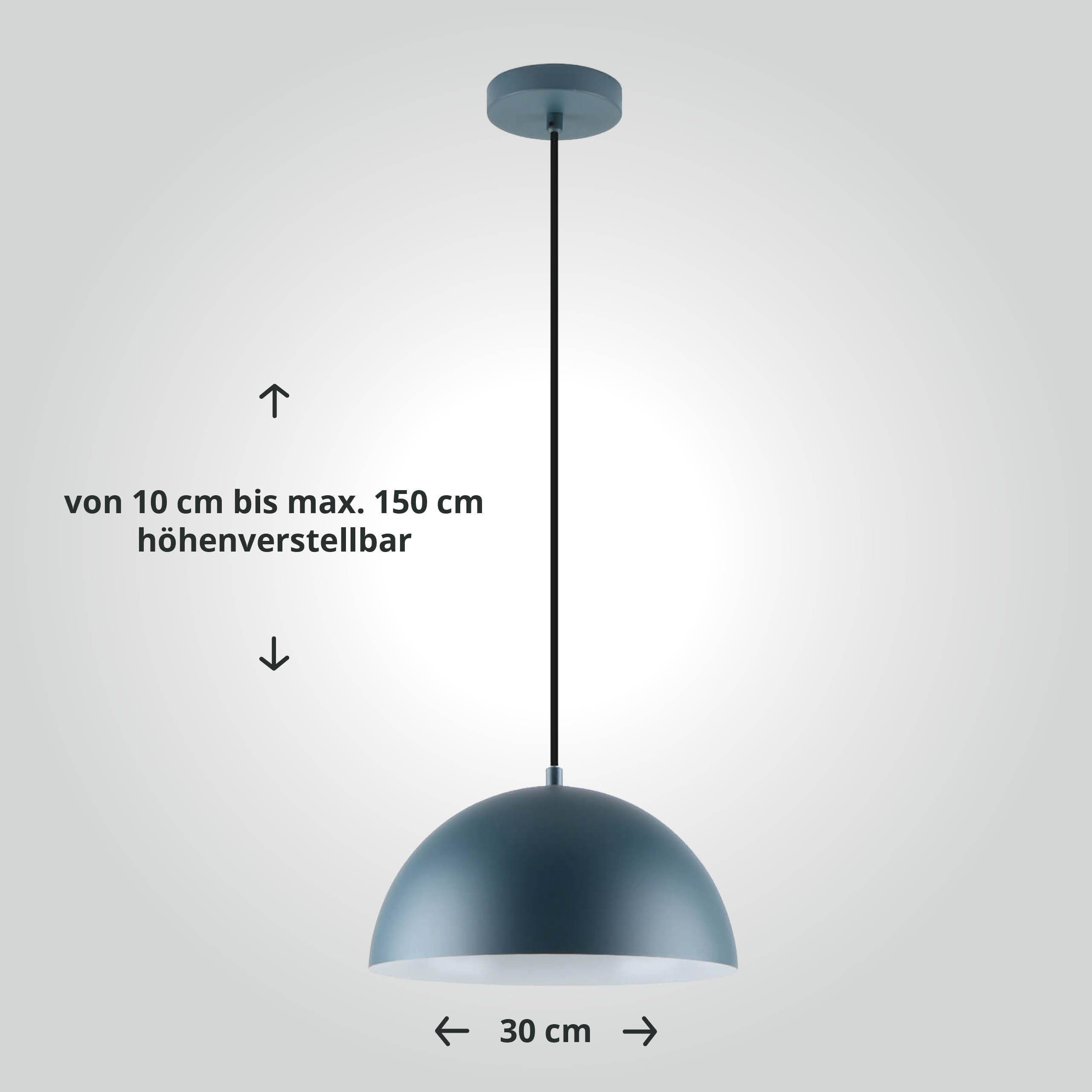 LED Universum 24305 Pendelleuchte "Jada" petrol