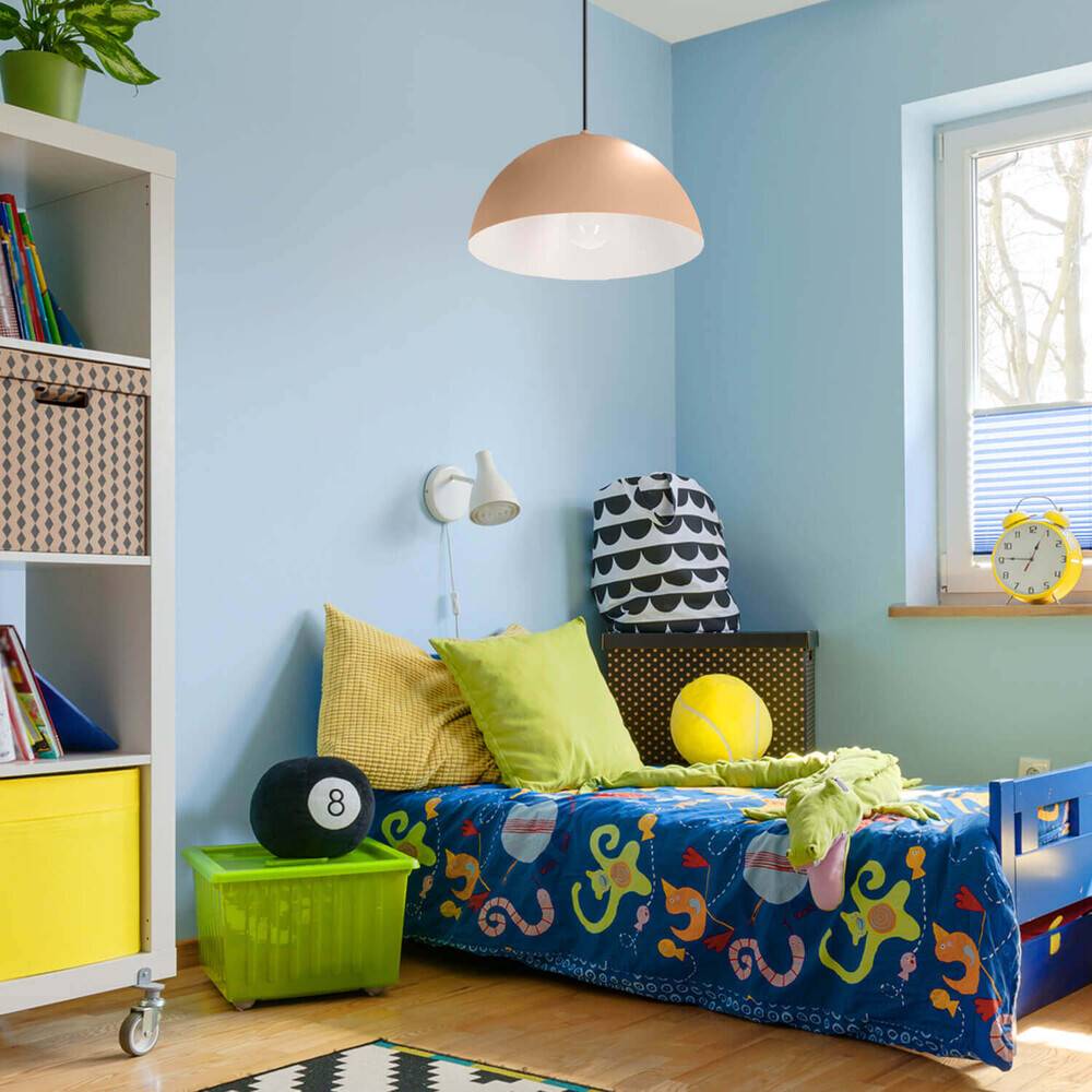 LED Universum 24303 Pendelleuchte "Jada" hellblau