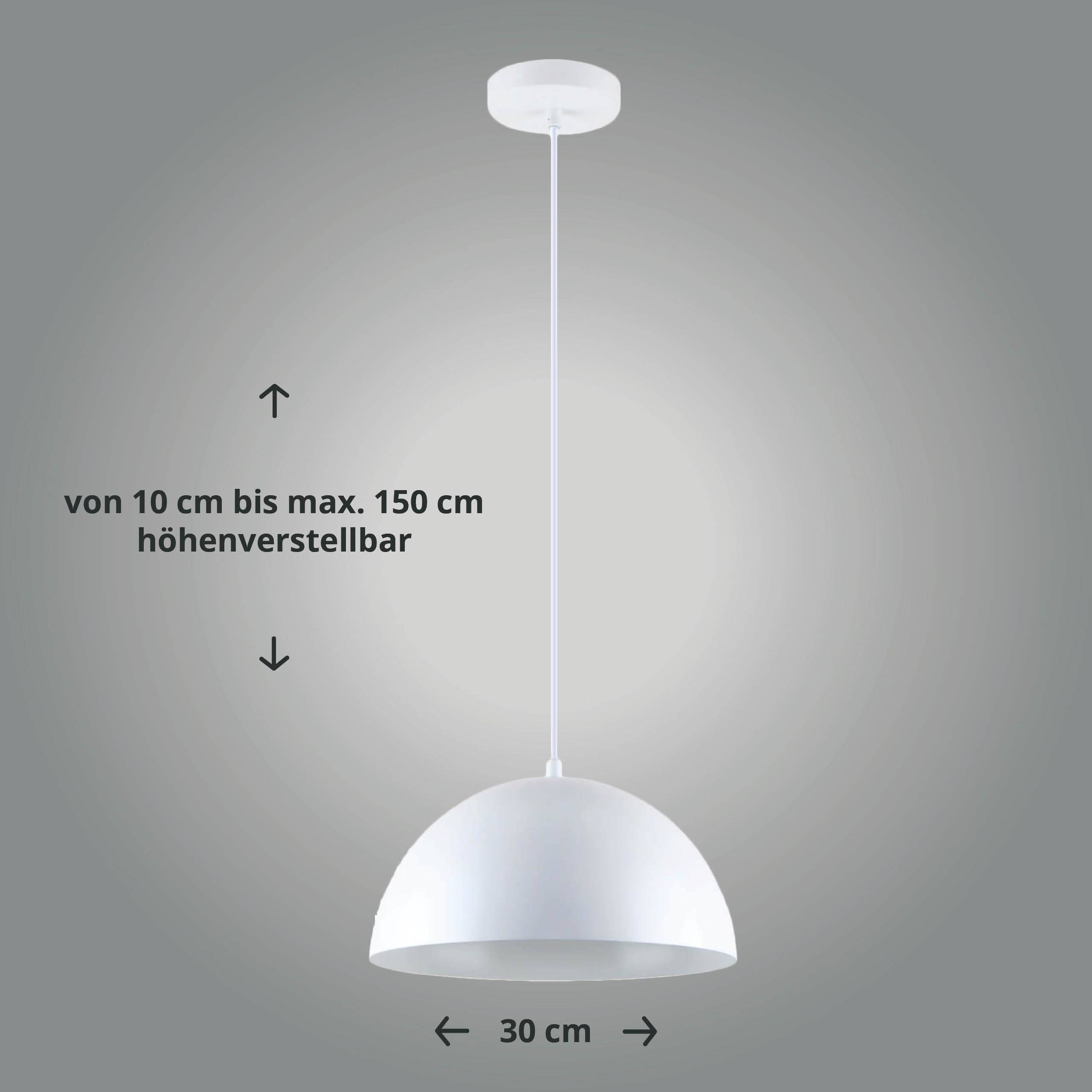 LED Universum 24300 Pendelleuchte "Jada" weiß