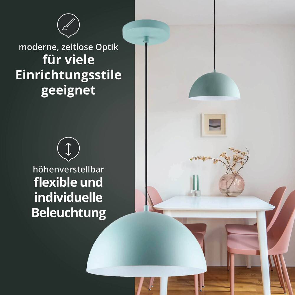 LED Universum 24304 Pendelleuchte "Jada" mint