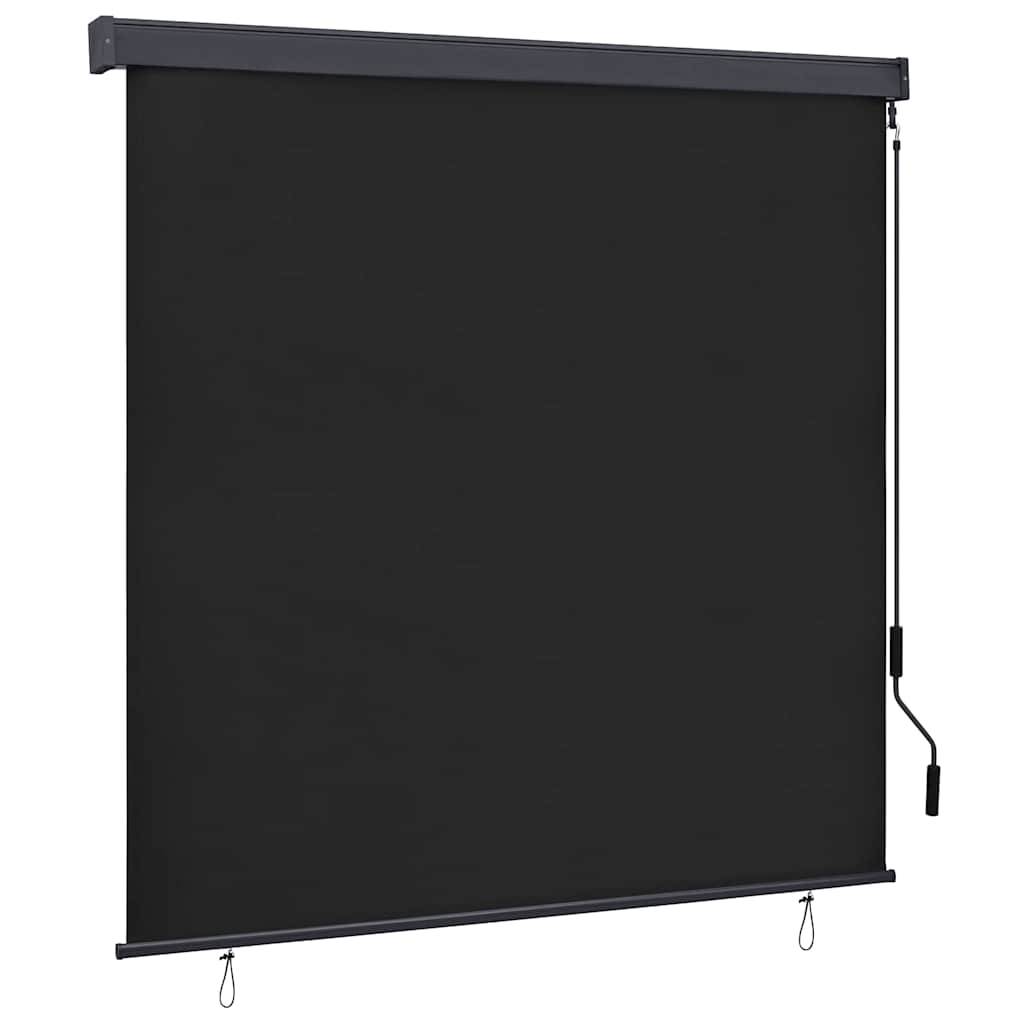 vidaXL Rollo Anthrazit 180 x 250 cm Stoff und Aluminium