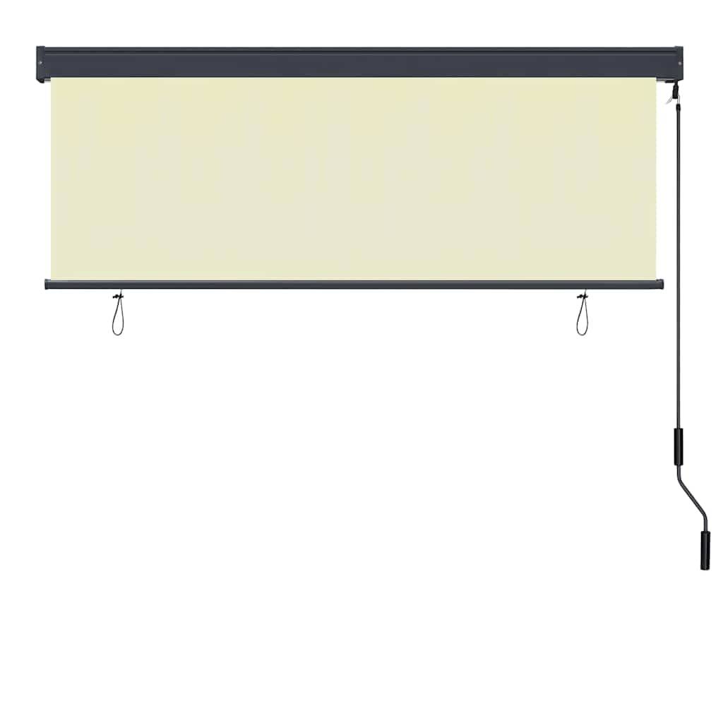 vidaXL Rollo Creme 180 x 250 cm Stoff und Aluminium
