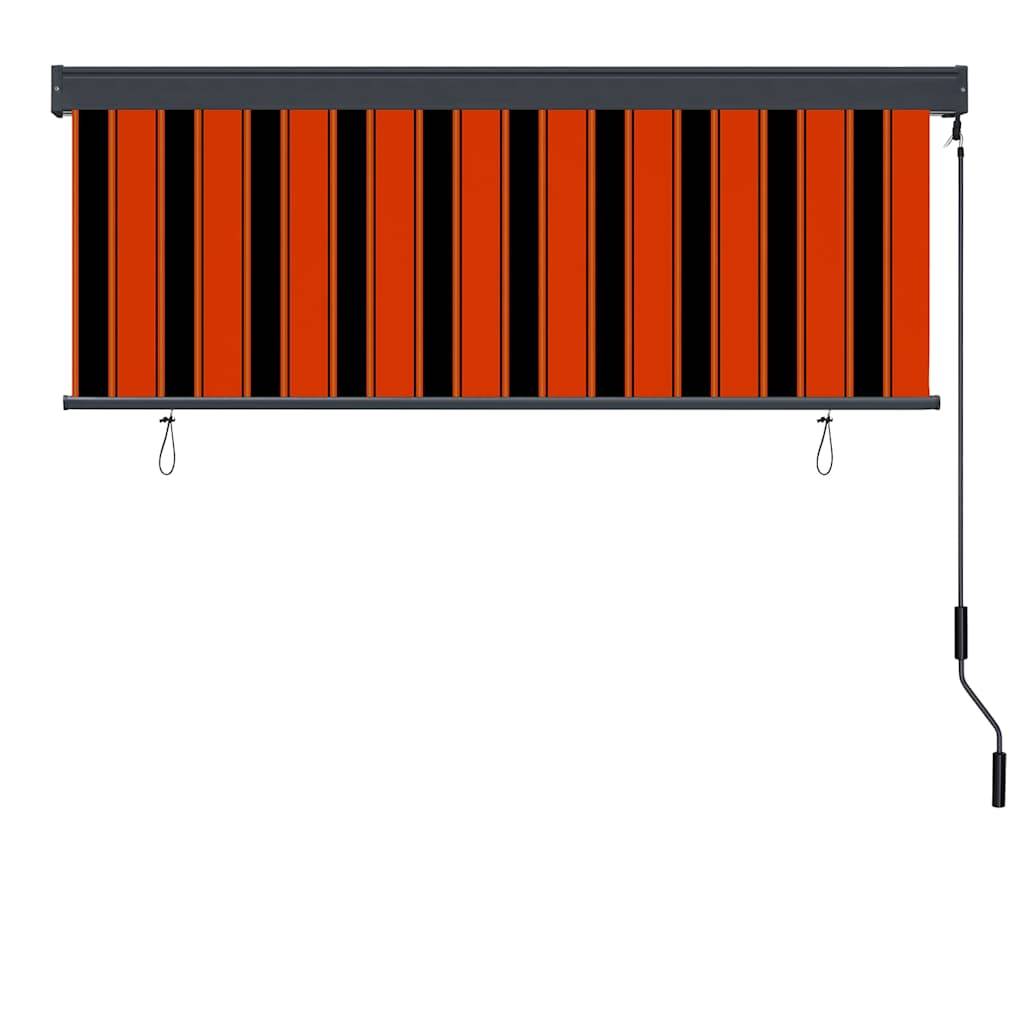 vidaXL Rollo Orange und Braun 180 x 250 cm Stoff und Aluminium