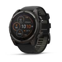 Garmin Sportuhr Fenix 8 Solar Sapphire Schwarz