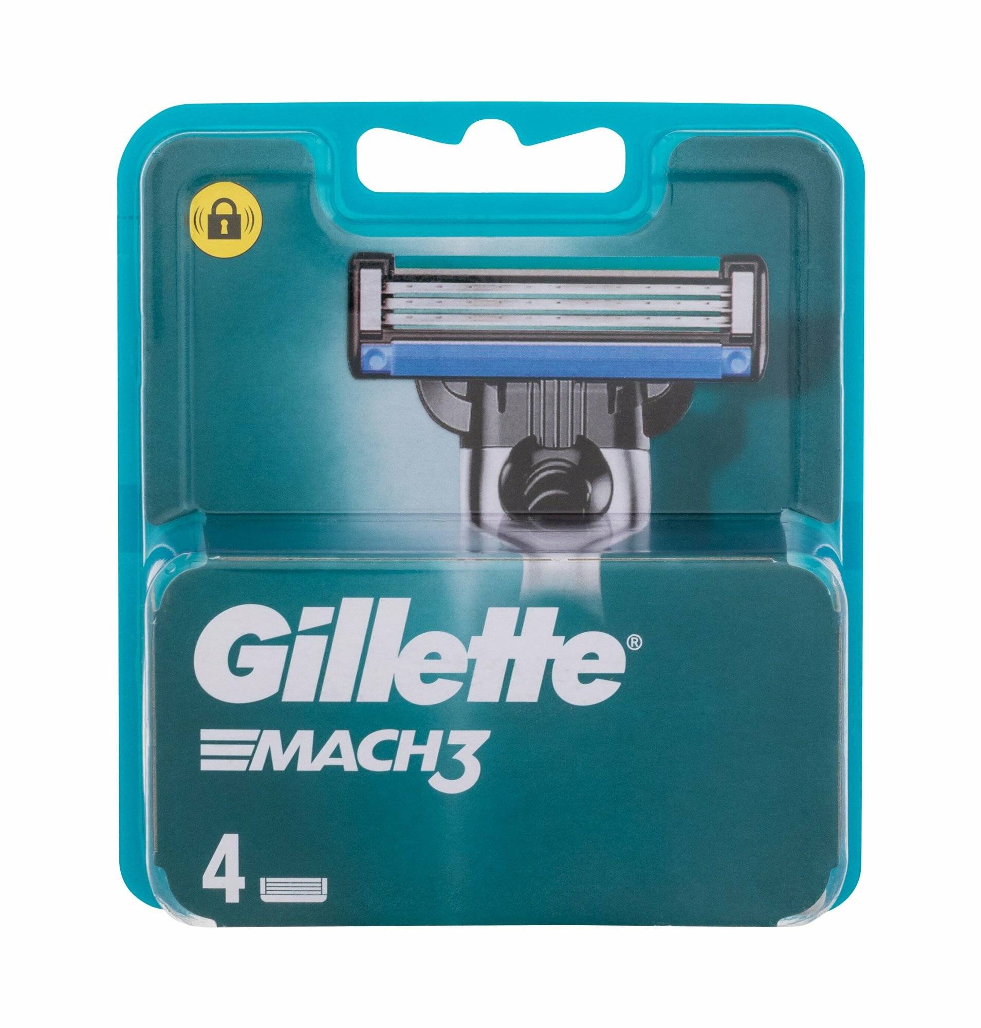 Gillette Mach3 Mens Razor Blade Refills 4er Rasierklingen