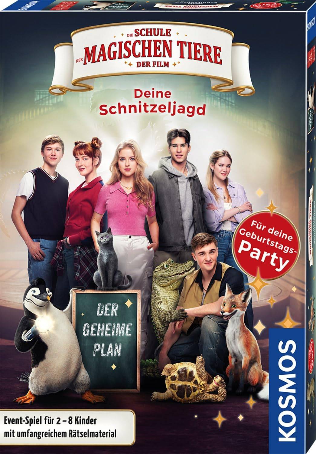 KOSMOS 685003 - Die Schule der magischen Tiere Rätsel-Party Deine Schnitzeljagd