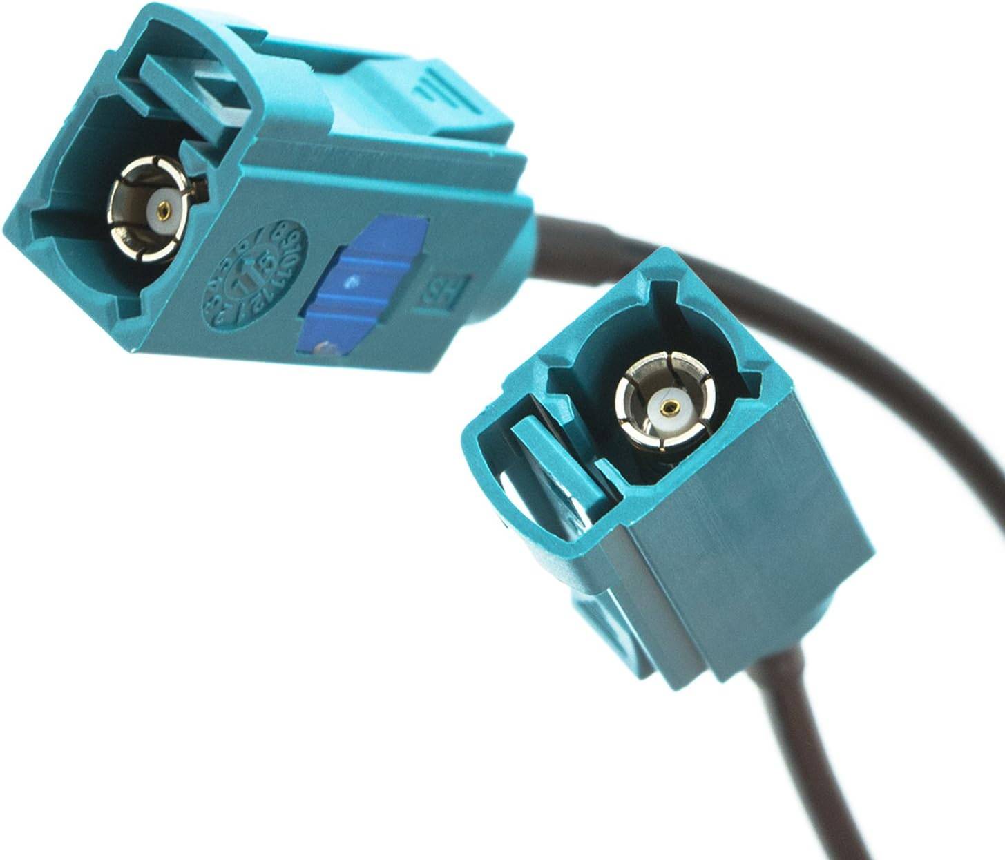 Adapter Universe Auto Antennen Verlängerung Kabel FAKRA Buchse auf FAKRA Buchse Z RG174 (2m)