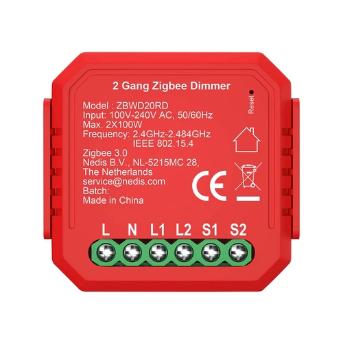 NEDIS Power Switch SmartLife, Einbaumodul, Doppelter Triac-Dimmer NEDIS Power Switch SmartLife, Einbaumodul, Doppelter Triac-Dimmer