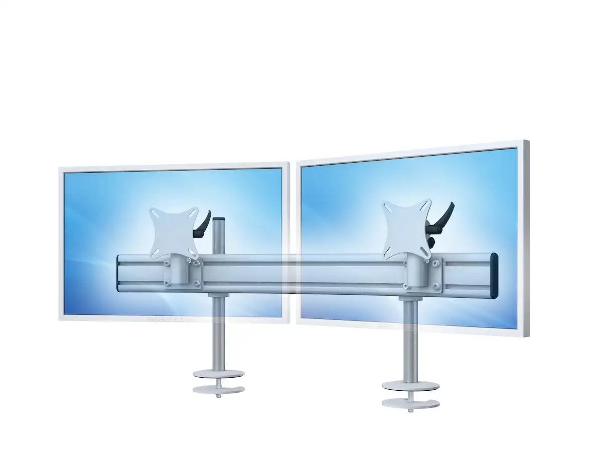 Para System Monitorhalterung für 2 Monitore Einbauadapter mit Kabelauslass (MA) 2er - 20''-24''