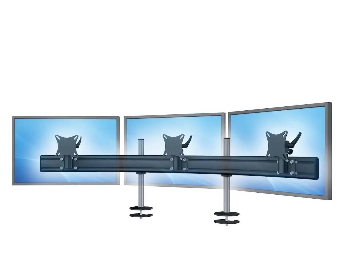 Para System Monitorhalterung für 3 Monitore Einbauadapter mit Kabelauslass (MA) 3er - 20''-24''