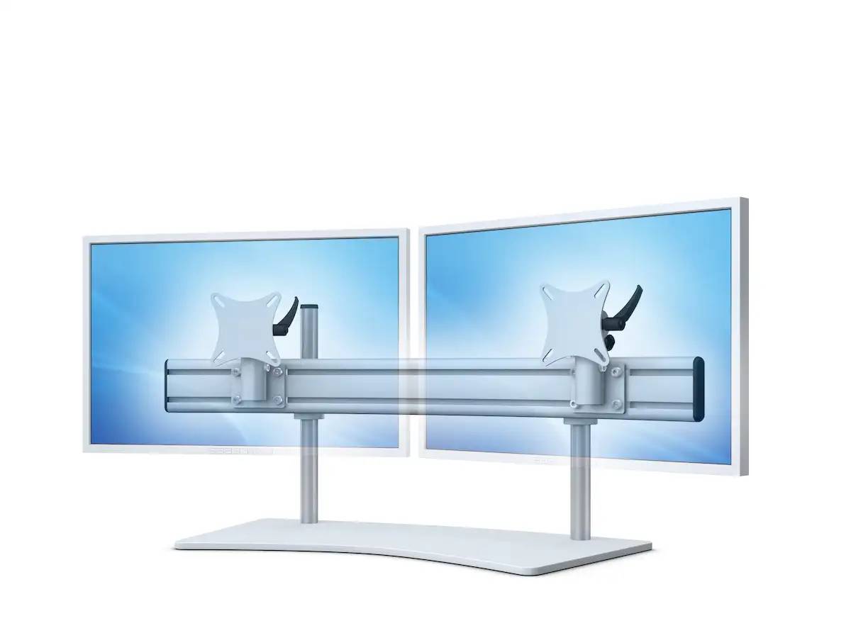 Para-System Monitorhalter für 2 Monitore mit Tisch-Stand 2er - 25"-32"