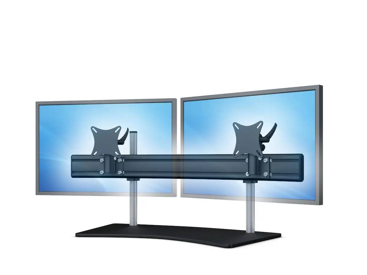 Para-System Monitorhalter für 2 Monitore mit Tisch-Stand 2er - 20''-24''
