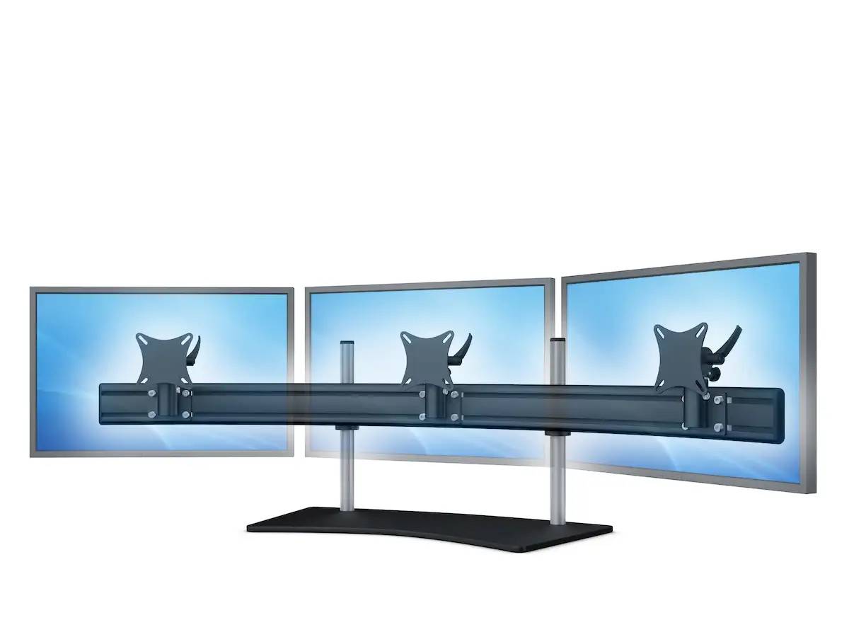 Para-System Monitorhalter für 3 Monitore mit Tisch-Stand 3er - 20''-24''