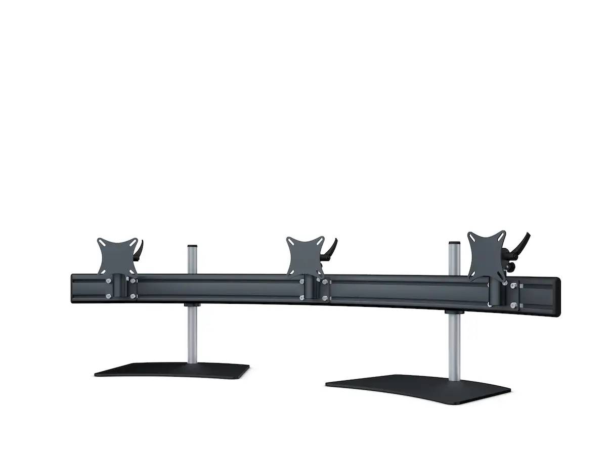 Para-System Monitorhalter für 3 Monitore mit Tisch-Stand 3er - 25"-32"
