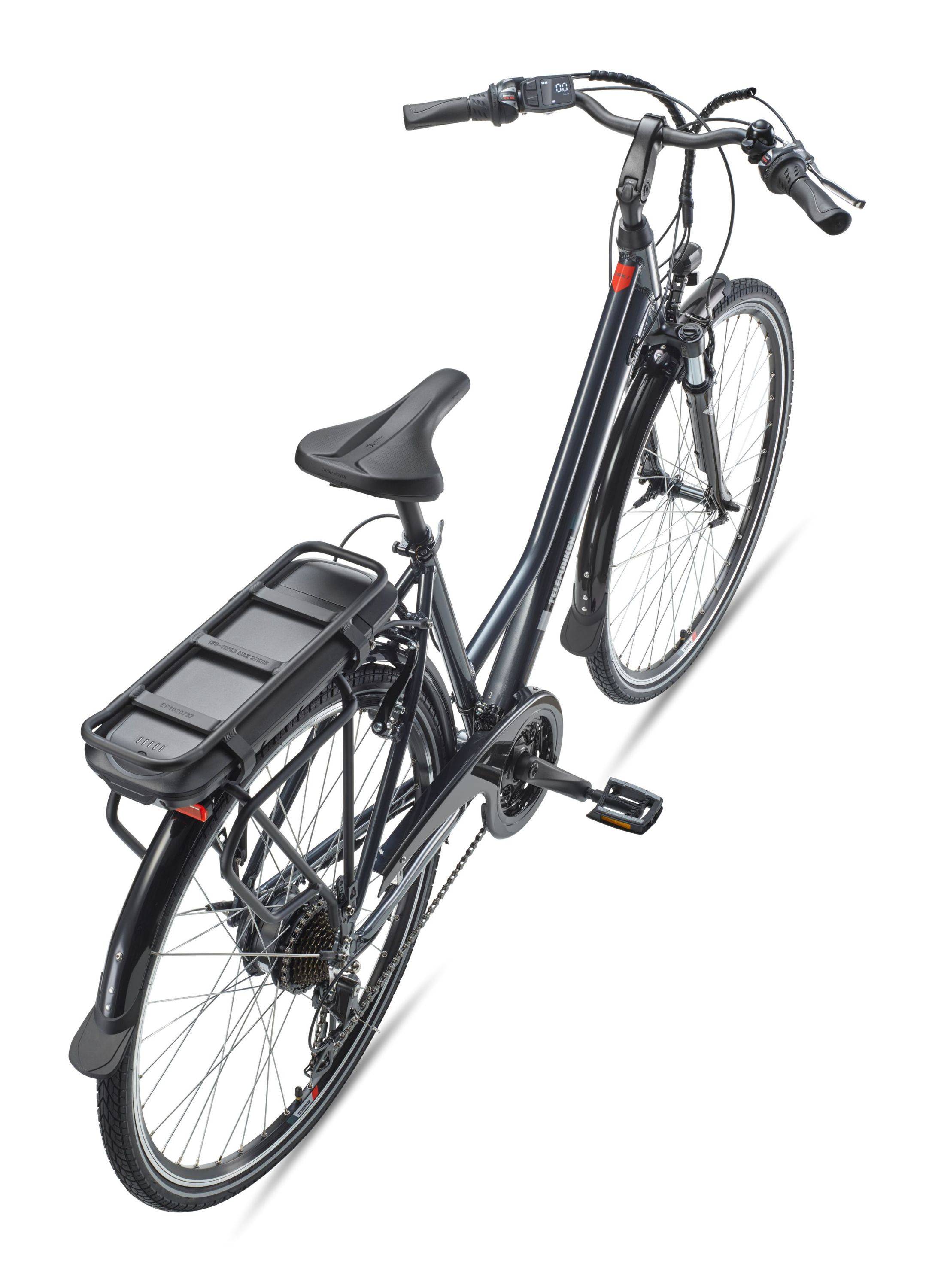 Telefunken Trekking E-Bike | Elektrofahrrad 28 Zoll | 21-Gang Kettenschaltung | Heckmotor 250W | 536,5Wh Akku | Pedelec