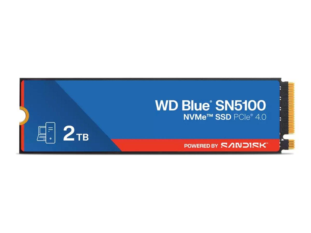 WD Blue SN5100 - SSD - 2 TB - intern - M.2 2280 - PCIe 4.0 (NVMe)