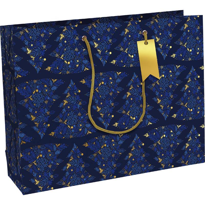 Clairefontaine Weihnachts-Geschenktüte "Azurite", groß