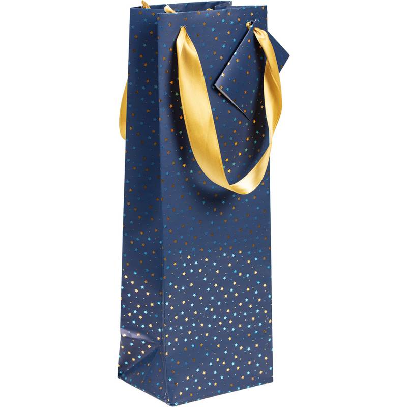 Clairefontaine Weihnachts-Flaschentüte "Nuit bleutée"