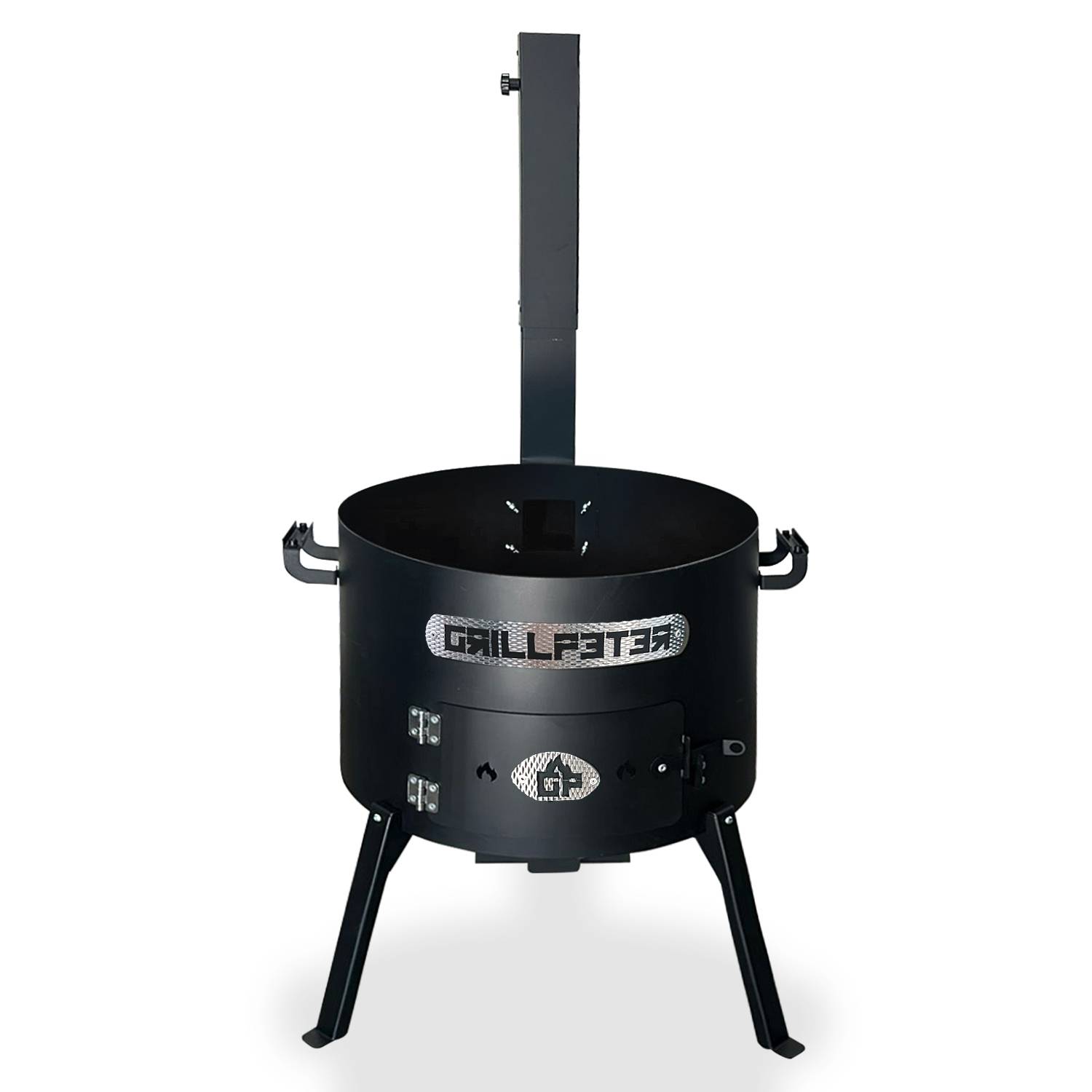 Utschak Asamat Ø50 cm mit Abzugsrohr Feuerofen für Kazan 22 Liter