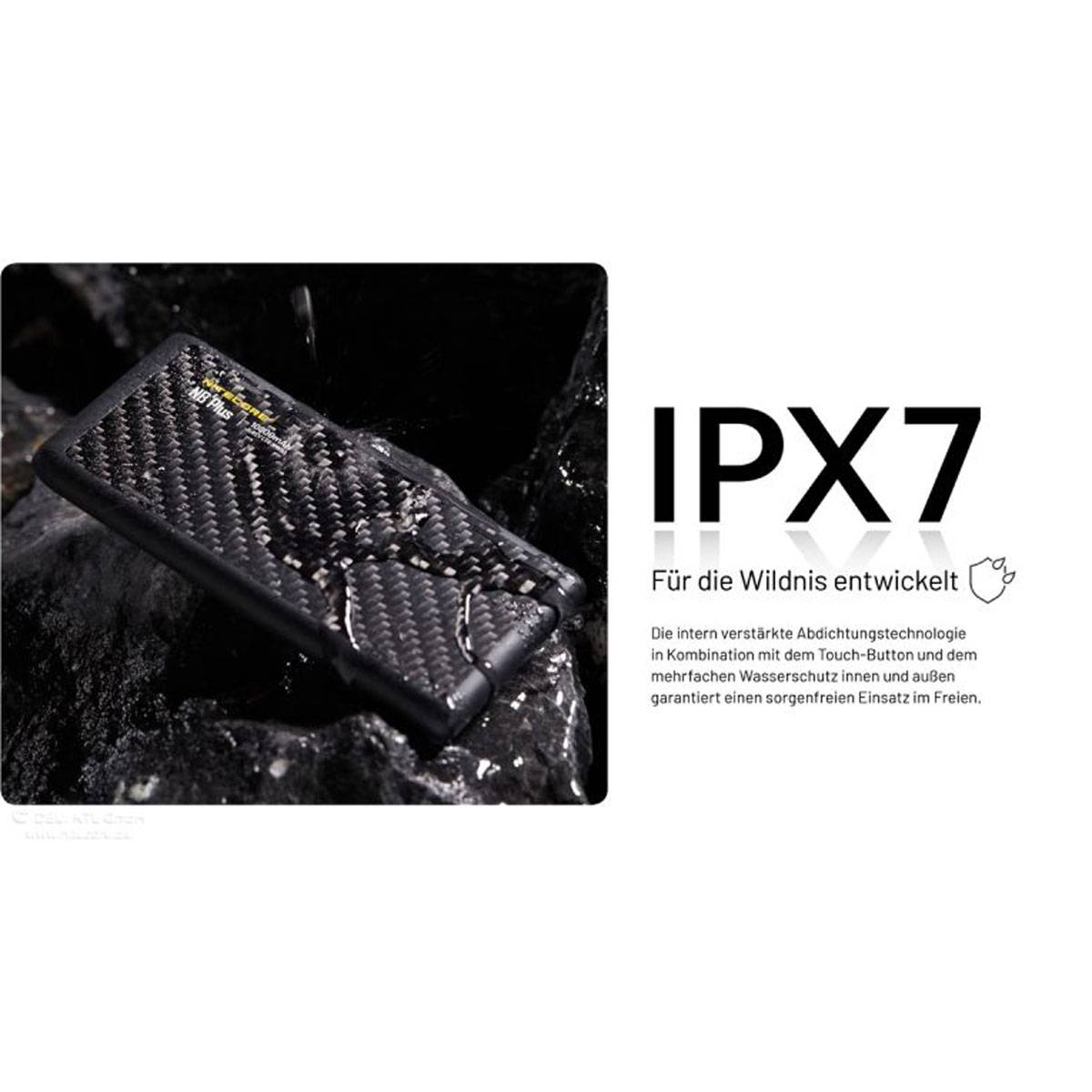 Nitecore NB Plus Powerbank 10.000mAh - Schwarz
