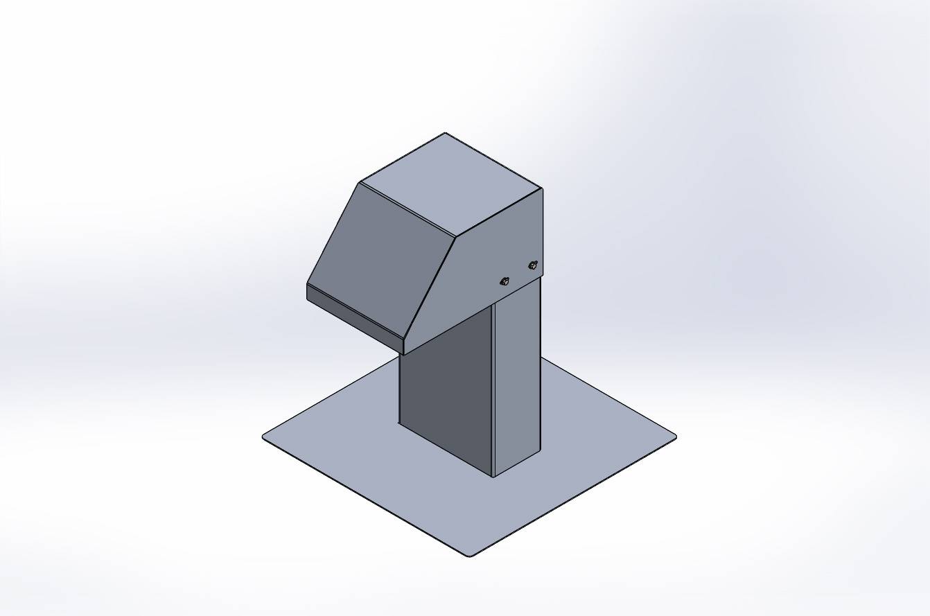 GUS FDD Flachdachdurchführung für Kabel, Rohre, Leitungen zu Klimaanlagen / Wärmepumpen / Lüftung / PV / Solar aus