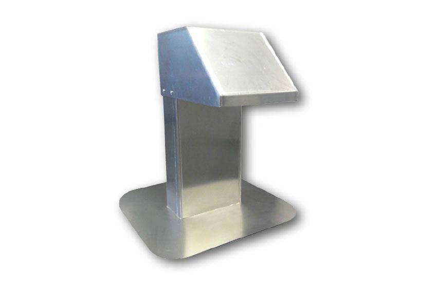 codex Premium FDD Edelstahl Dachdurchführung für Kabel, Rohre, Leitungen zu Klimaanlagen / Wärmepumpen / Lüftung /