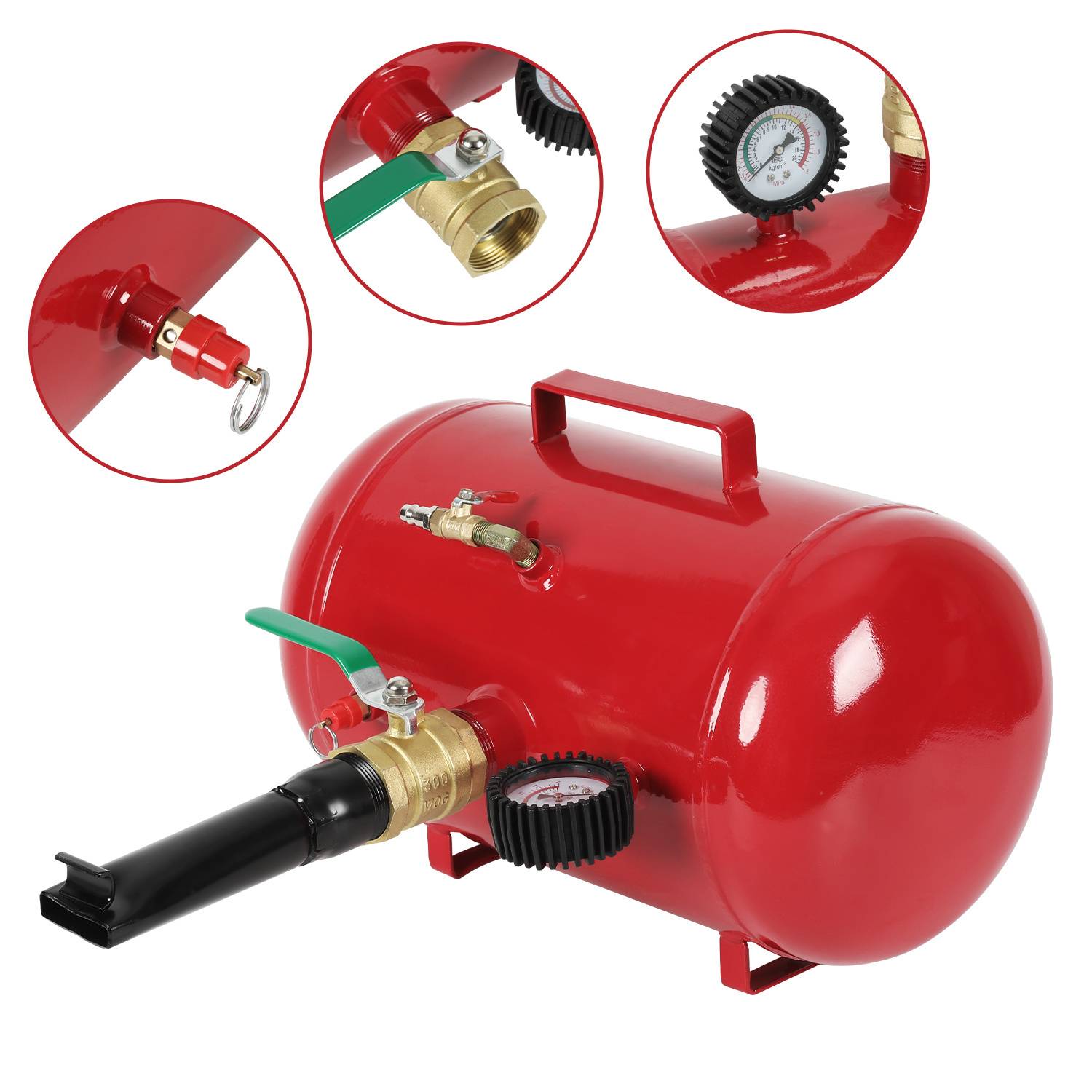 Reifenfüller Booster Schockfüller 20L Airbooster Luftkanone Befüllhilfe