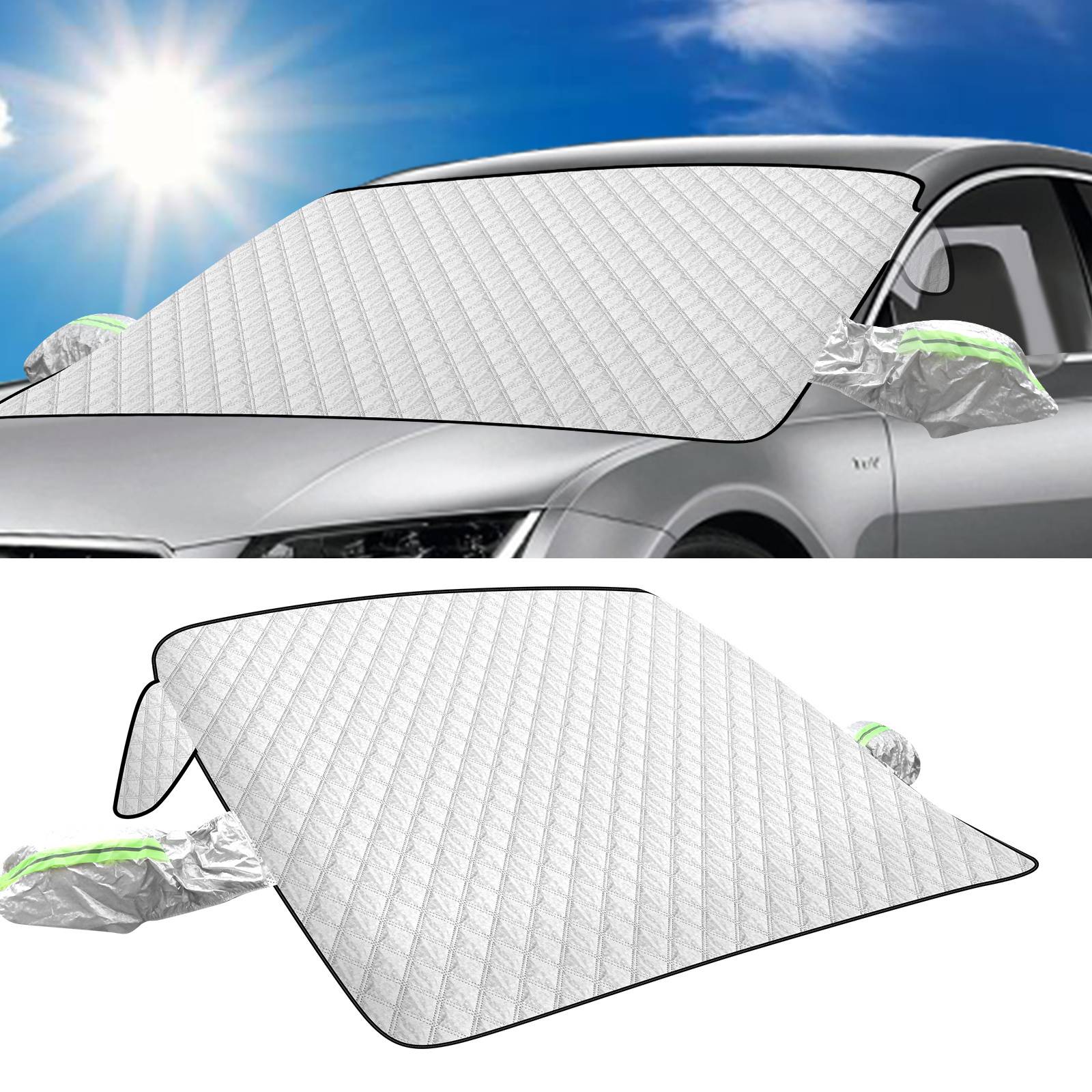 Scheibenabdeckung Auto Windschutzscheibenabdeckung Frontscheibenabdeckung Winter Scheibenabdeckung Auto Frostabdeckung Sonnenschutz