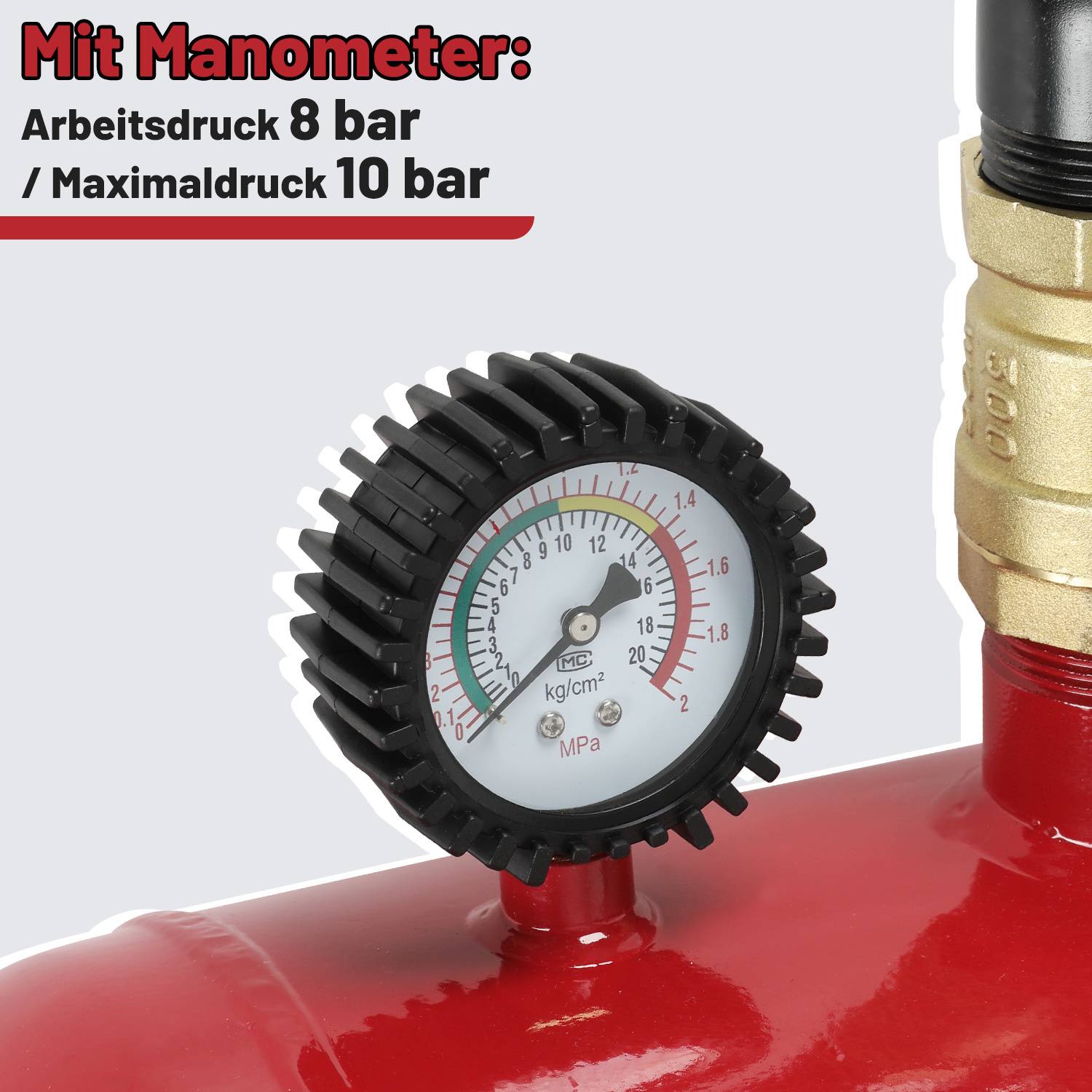 Reifenfüller Booster Schockfüller 40L Airbooster Luftkanone Befüllhilfe