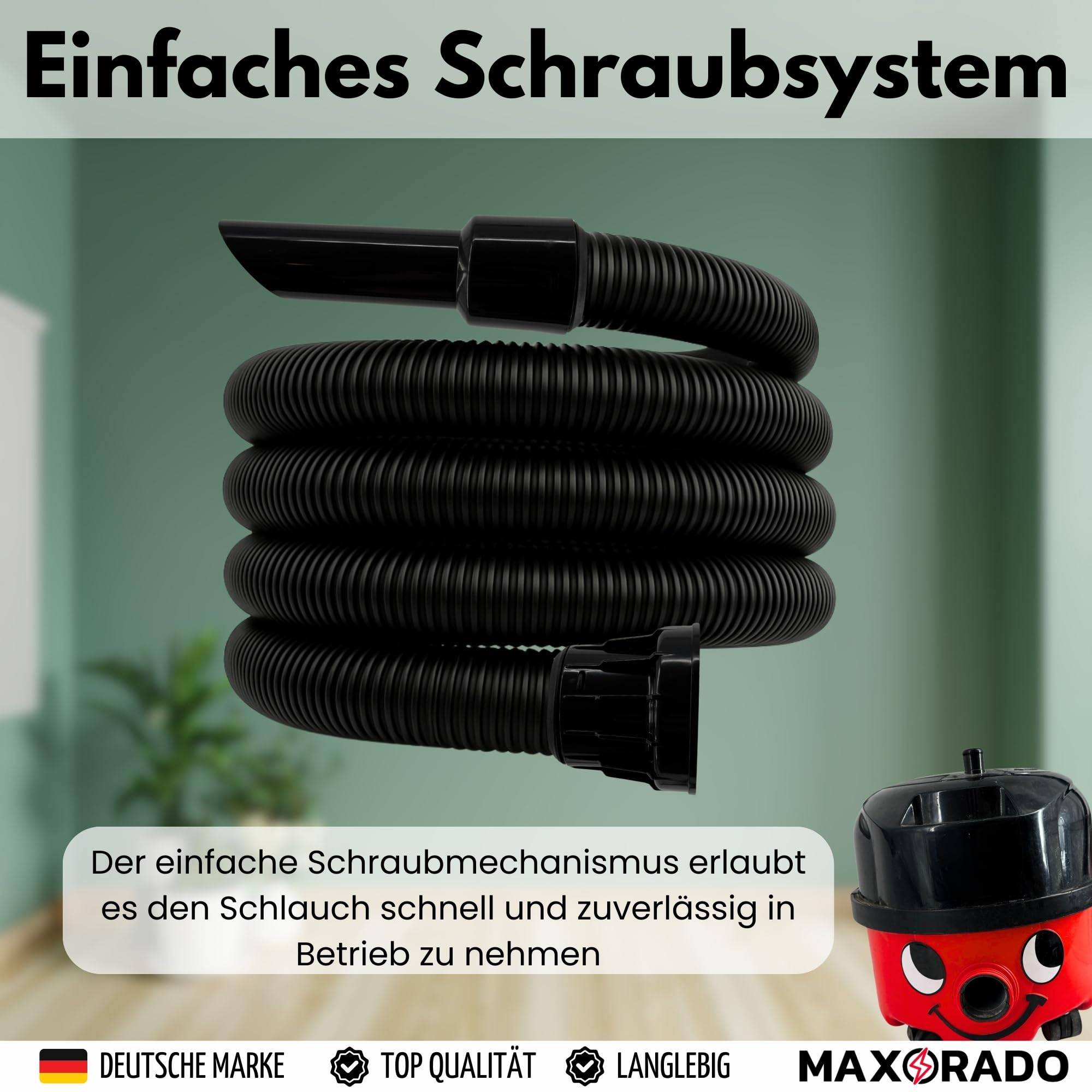 Staubsauger Schlauch 32mm für Numatic Henry Hetty James Basil David George 2,5m Staubsaugerschlauch