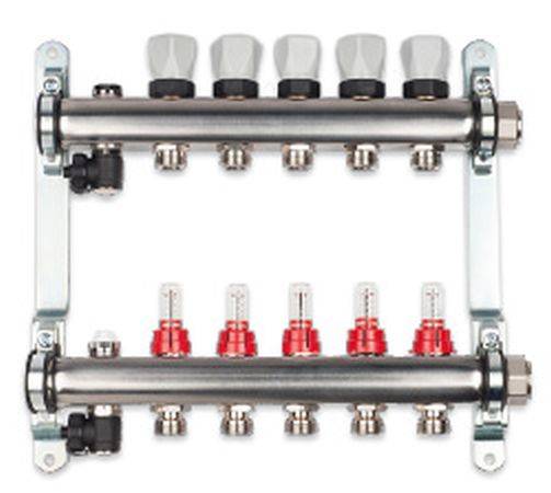 Herotec Heizkreisverteiler VA-HK Top VL mit DFA im Vorlauf,, Heizkreise 10
